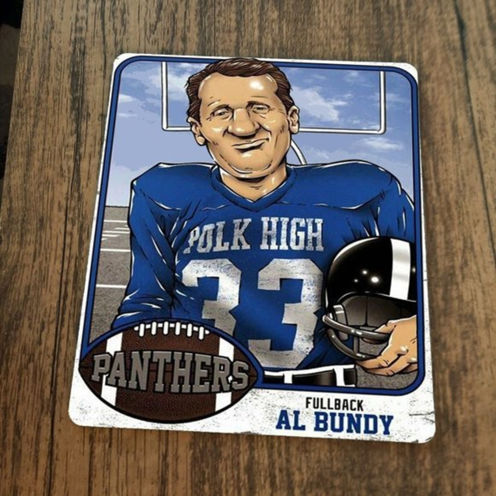 Al Bundy Polk Panthers High Football Fullback Mouse Pad‎